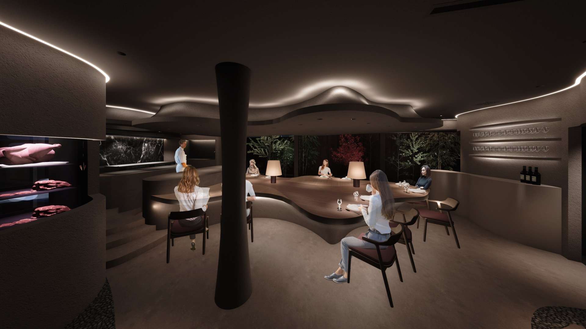 那古野のレストラン / Restaurant in Nagono